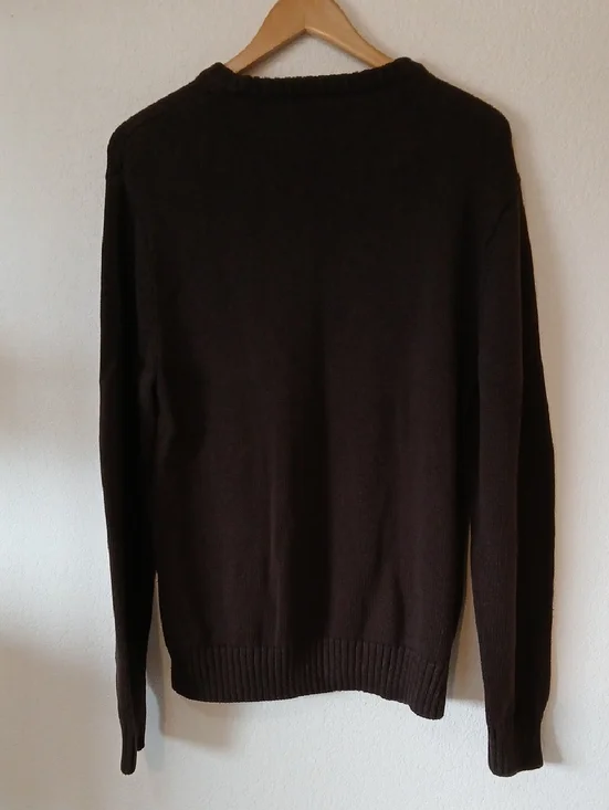 Chaps Men's Preppy Brown Sweater Classic Fit - Picture 5 of 5